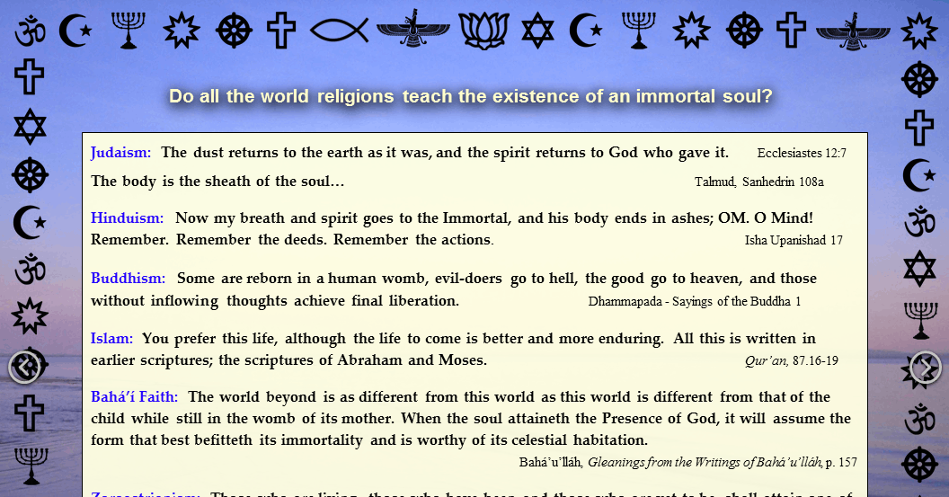 Heart To Heart 62 Do All The World Religions Teach The Existence Of An Immortal Soul